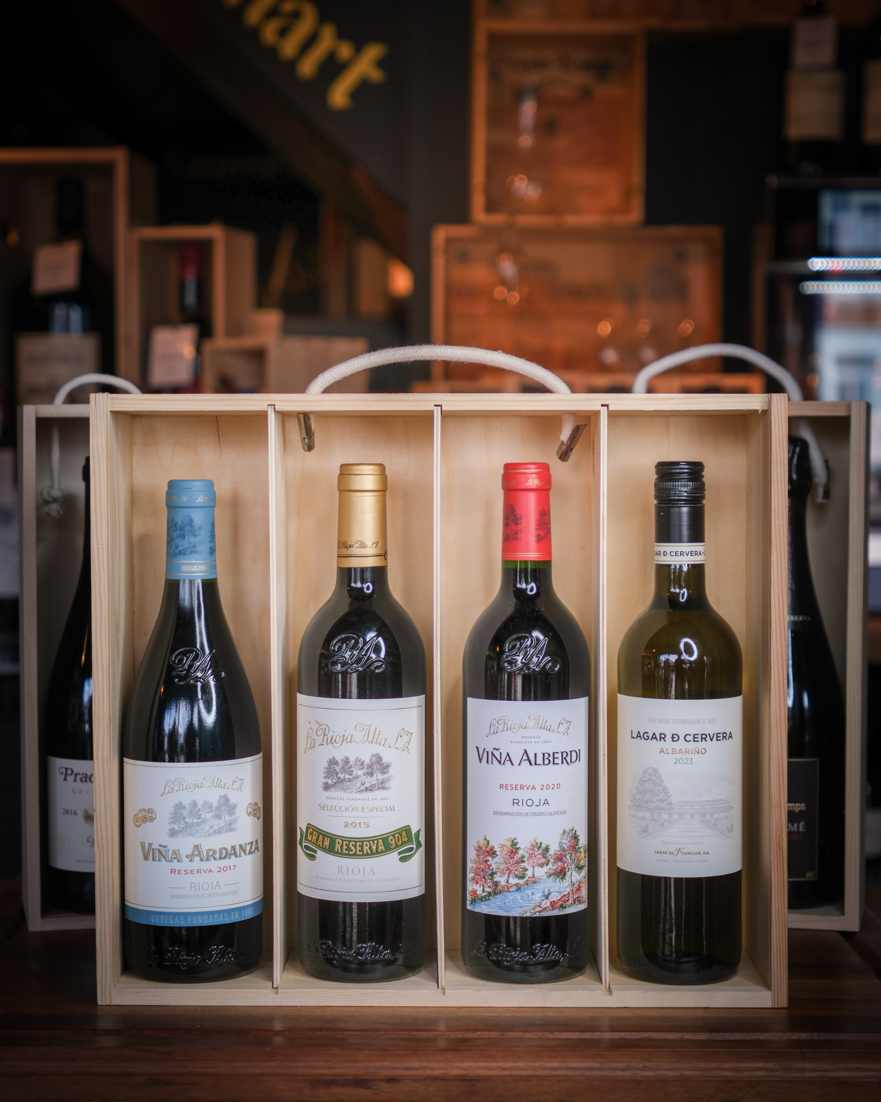 4 Bottle La Rioja Alta Gift Box