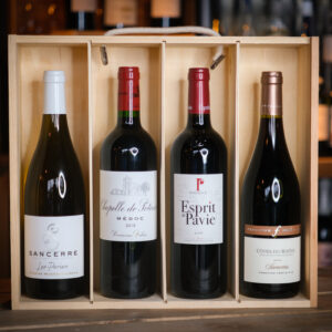 An image of 4 Bottle Wines of France Gift Box4 Bottle Wines of France Gift Box