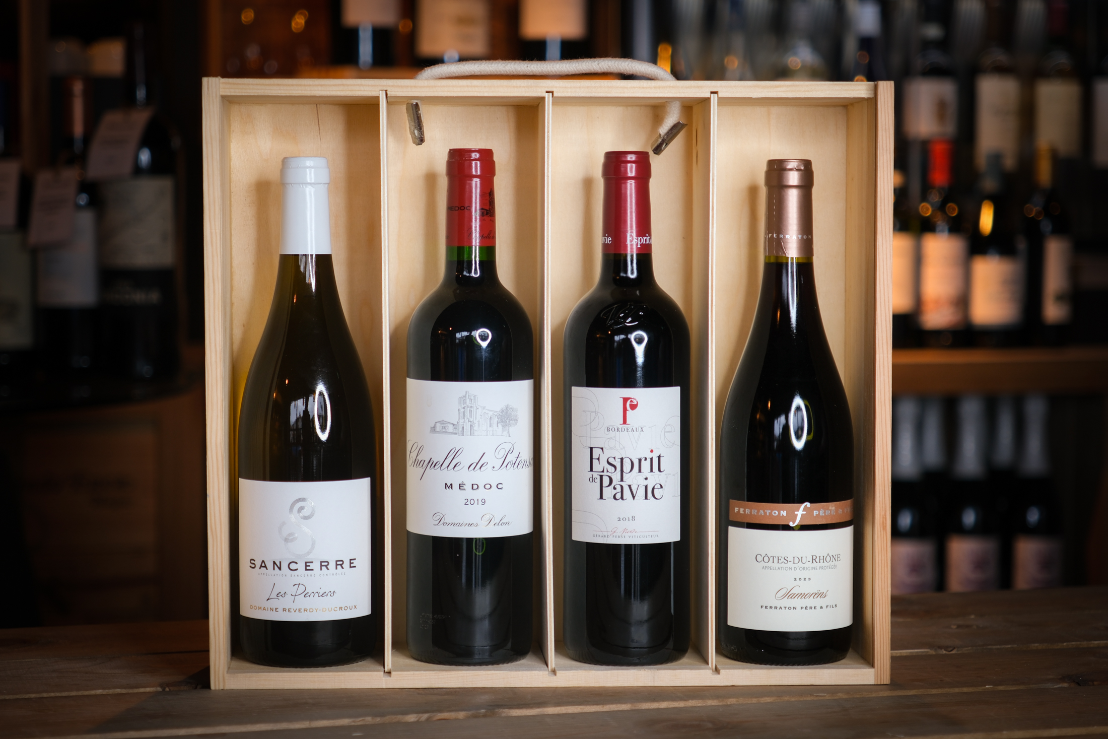 4 Bottle Wines of France Gift Box